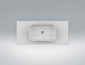 Lavabo solid surface Acrylic exento Sweet R85 52 X 32 X 12 cm ext.