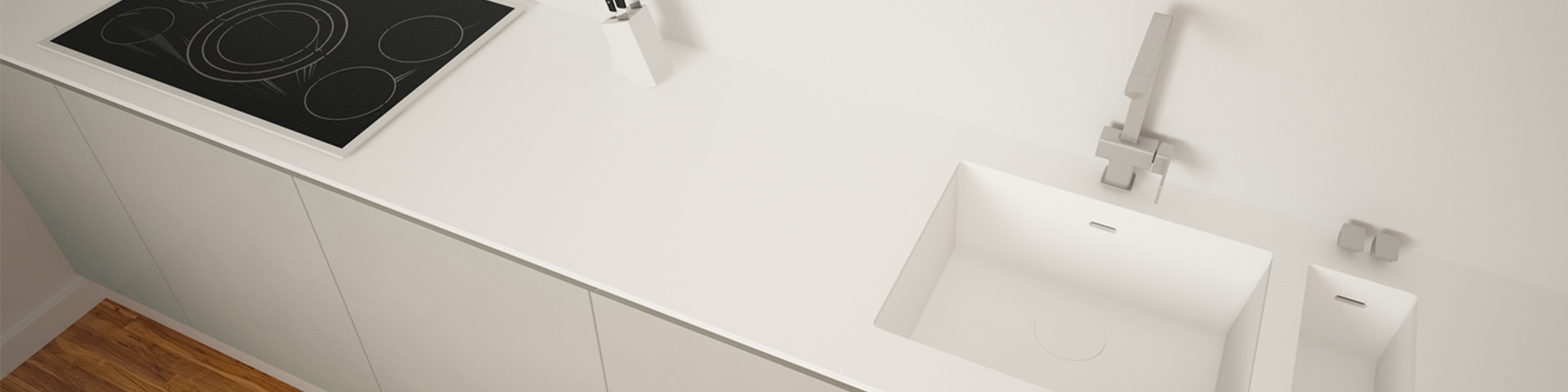 Fregaderos estndar Solid Surface